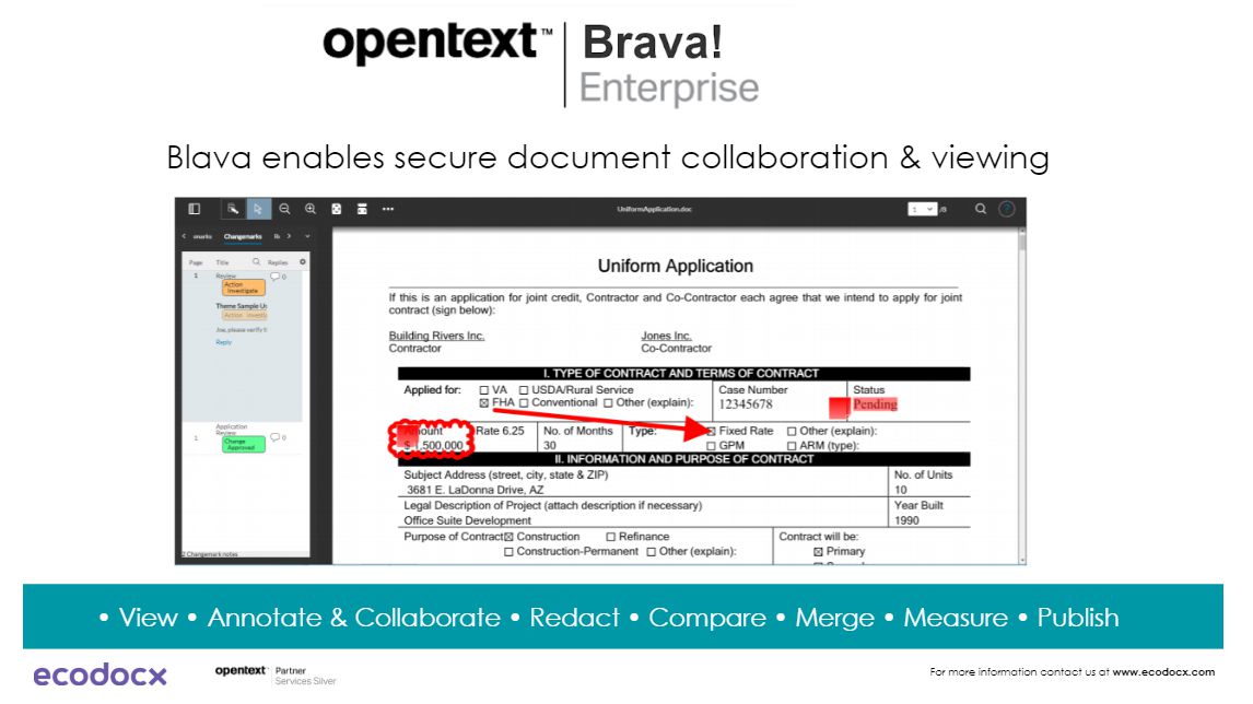 edit, collaborate with CAD document OpenText Brava