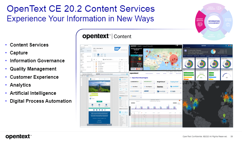 OpenText CE 20.2 Consent Services